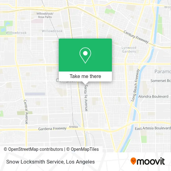 Snow Locksmith Service map