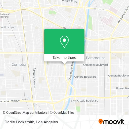 Darlie Locksmith map