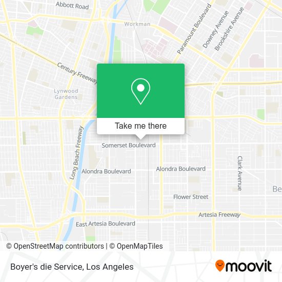 Boyer's die Service map