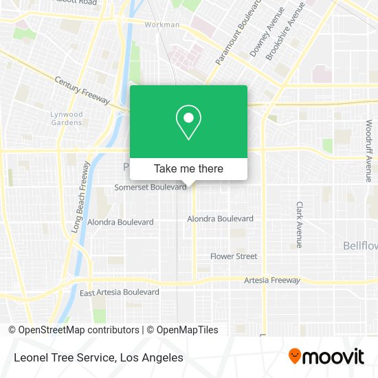 Leonel Tree Service map