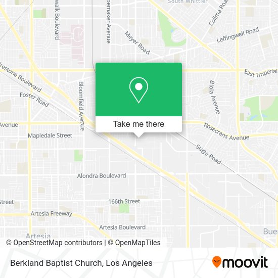 Berkland Baptist Church map