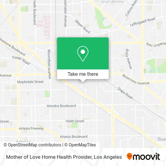 Mapa de Mother of Love Home Health Provider