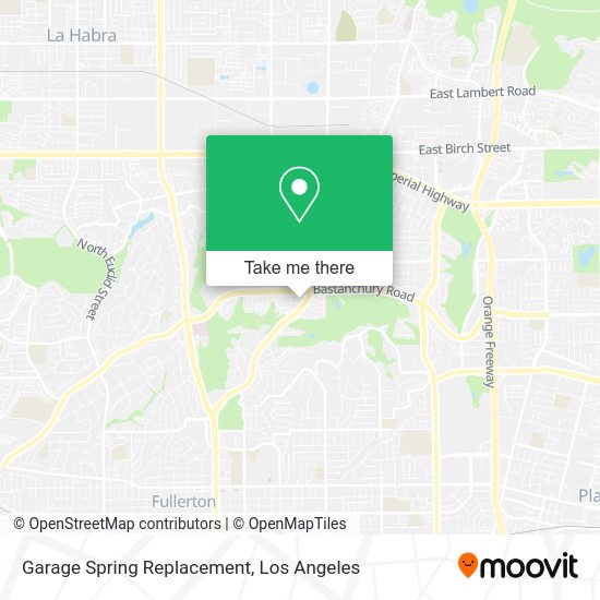 Mapa de Garage Spring Replacement