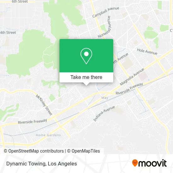 Dynamic Towing map