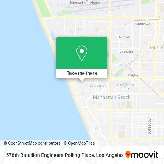 578th Batallion Engineers Polling Place map