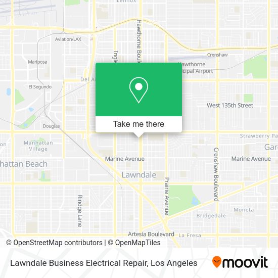 Lawndale Business Electrical Repair map