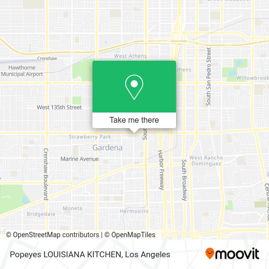 Popeyes LOUISIANA KITCHEN map