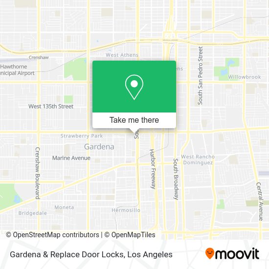 Mapa de Gardena & Replace Door Locks