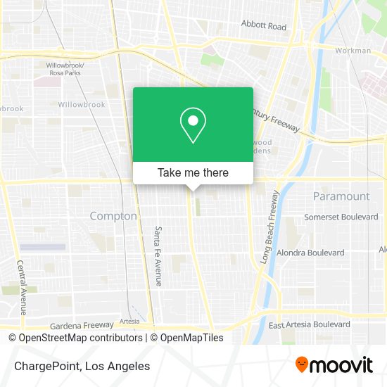 Mapa de ChargePoint