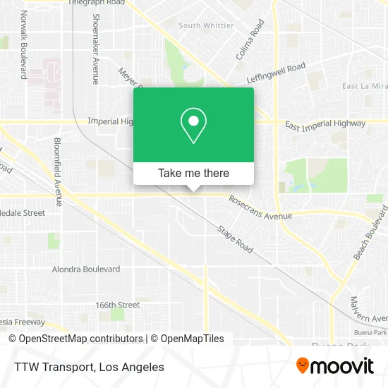 TTW Transport map