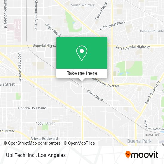Mapa de Ubi Tech, Inc.
