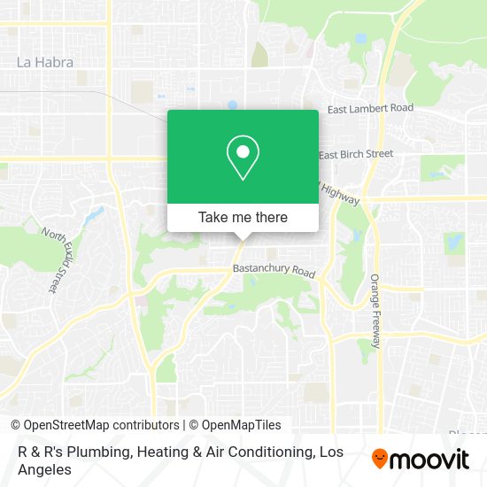 R & R's Plumbing, Heating & Air Conditioning map