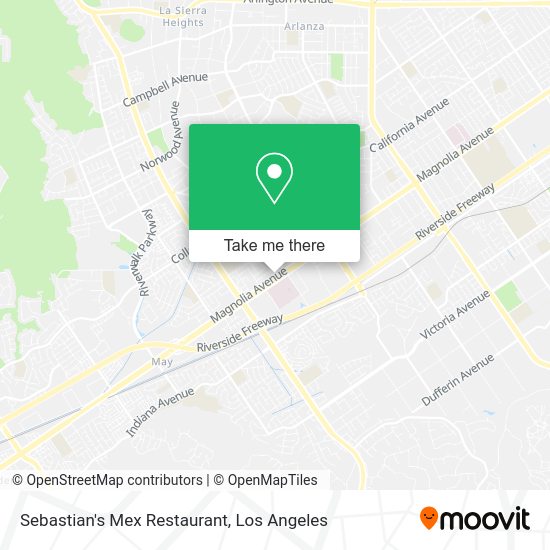 Mapa de Sebastian's Mex Restaurant