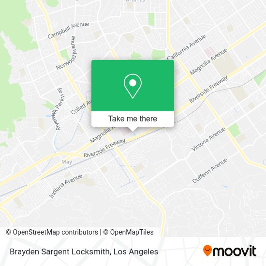 Mapa de Brayden Sargent Locksmith