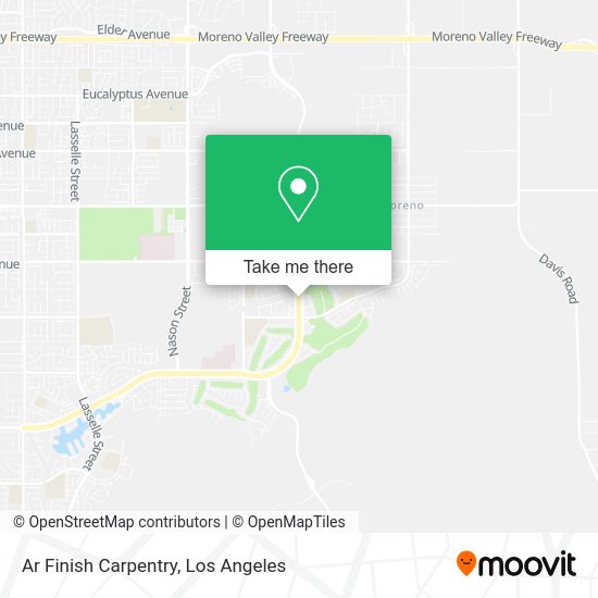 Ar Finish Carpentry map