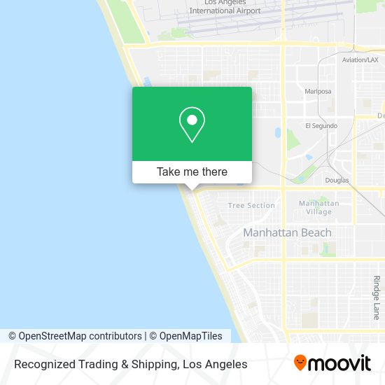 Mapa de Recognized Trading & Shipping
