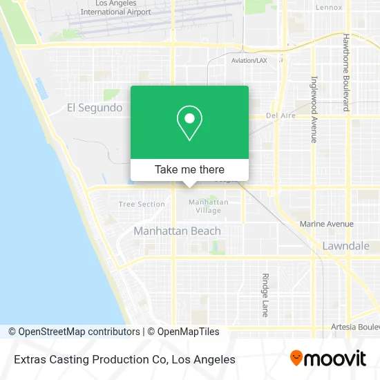 Extras Casting Production Co map