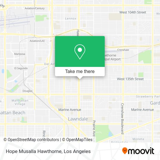 Hope Musalla Hawthorne map