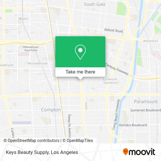 Keys Beauty Supply map
