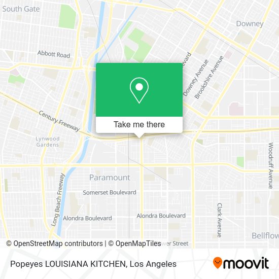 Popeyes LOUISIANA KITCHEN map