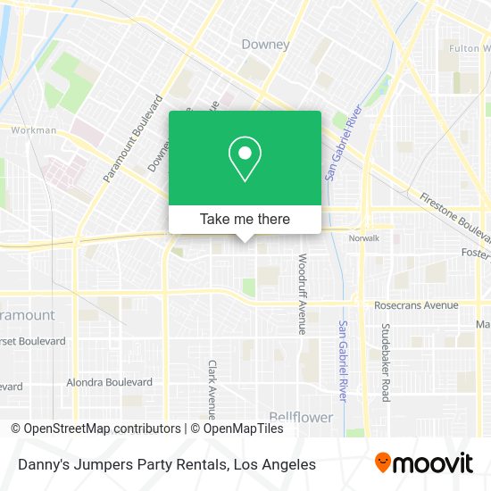 Danny's Jumpers Party Rentals map