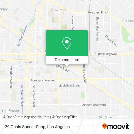 Mapa de 29 Goals Soccer Shop