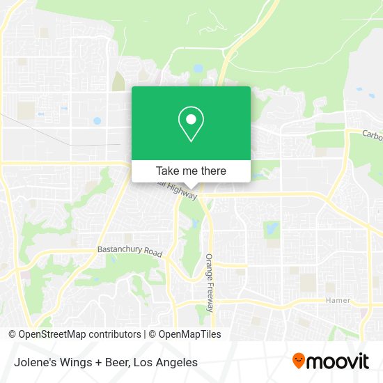 Mapa de Jolene's Wings + Beer