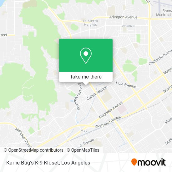 Karlie Bug's K-9 Kloset map