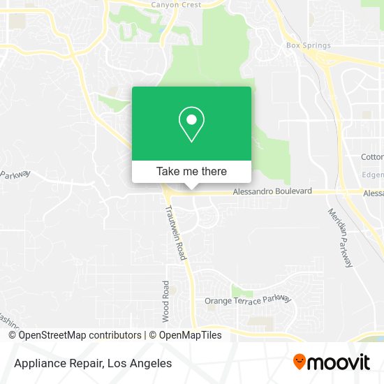 Appliance Repair map