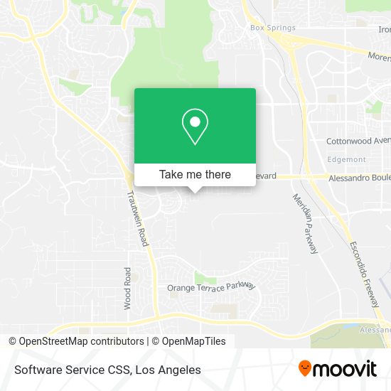 Software Service CSS map