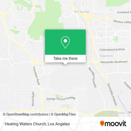 Healing Waters Church map