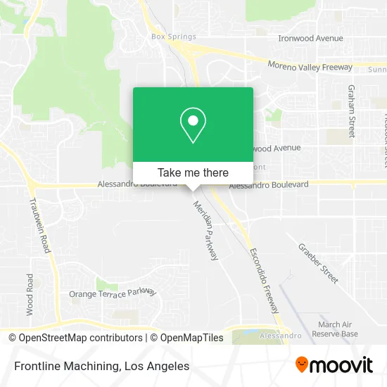 Frontline Machining map