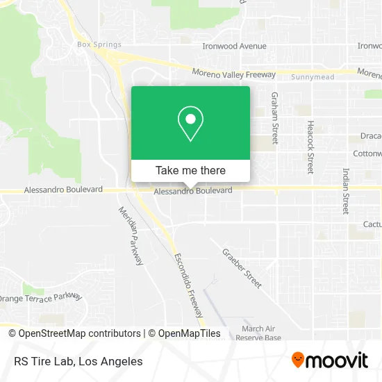 RS Tire Lab map