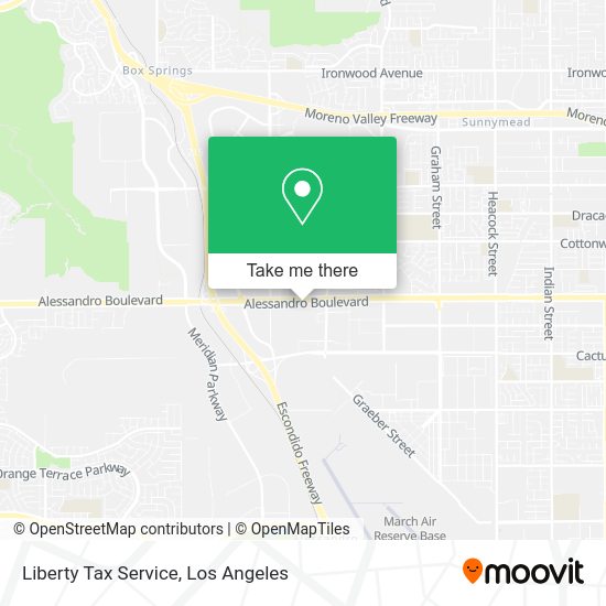 Mapa de Liberty Tax Service