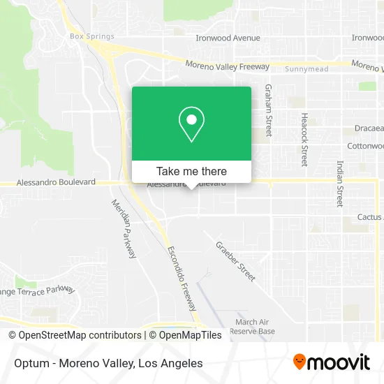 Mapa de Optum - Moreno Valley
