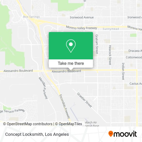 Concept Locksmith map