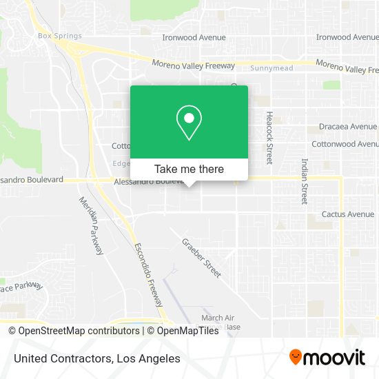 United Contractors map