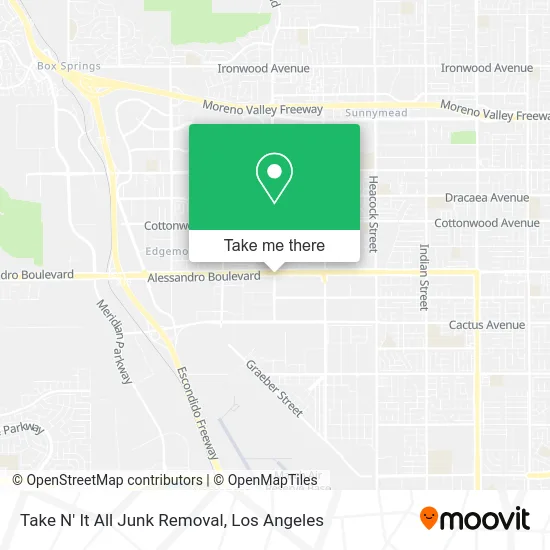 Mapa de Take N' It All Junk Removal
