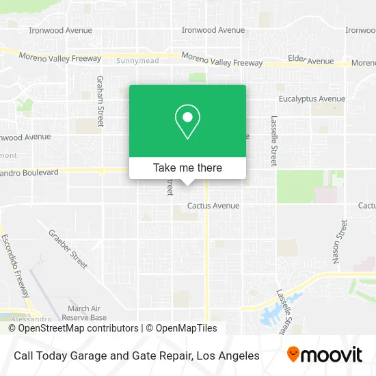 Call Today Garage and Gate Repair map