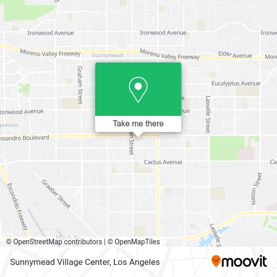 Sunnymead Village Center map
