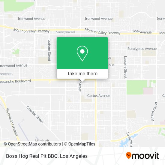 Mapa de Boss Hog Real Pit BBQ