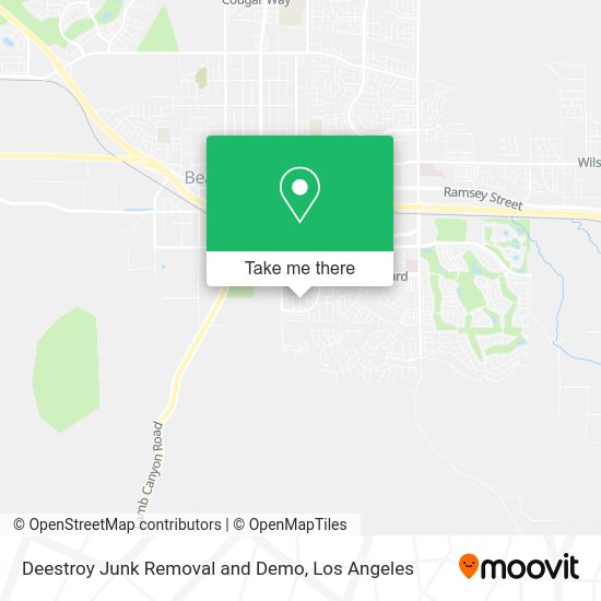 Deestroy Junk Removal and Demo map