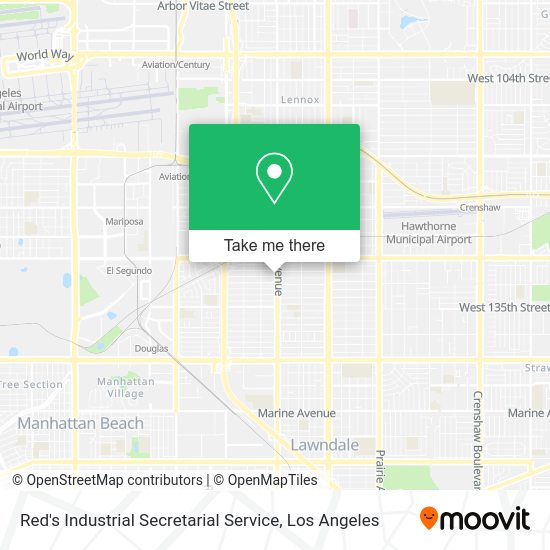 Red's Industrial Secretarial Service map