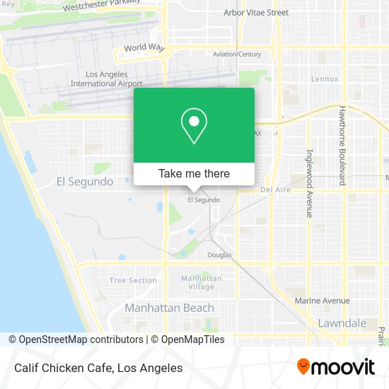 Mapa de Calif Chicken Cafe