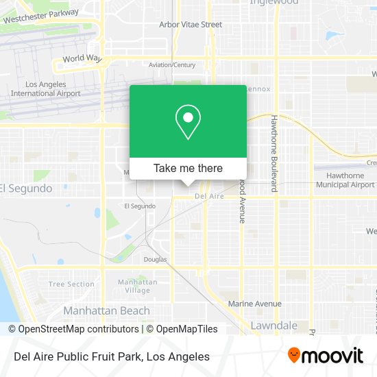 Del Aire Public Fruit Park map