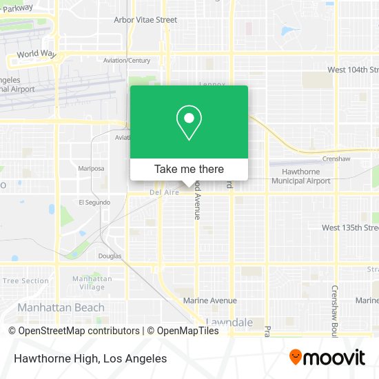 Mapa de Hawthorne High
