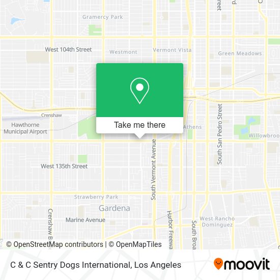 Mapa de C & C Sentry Dogs International