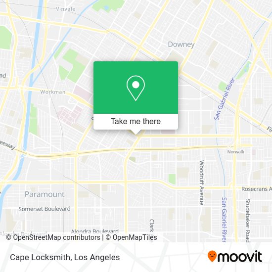 Mapa de Cape Locksmith