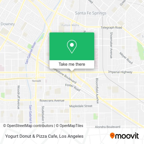 Mapa de Yogurt Donut & Pizza Cafe