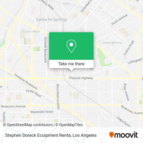 Mapa de Stephen Doreck Ecuipment Renta